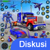 Police Truck Robot Car Game 3D